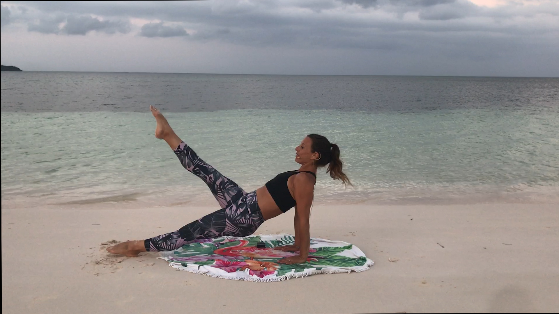 advanced matwork on the beach