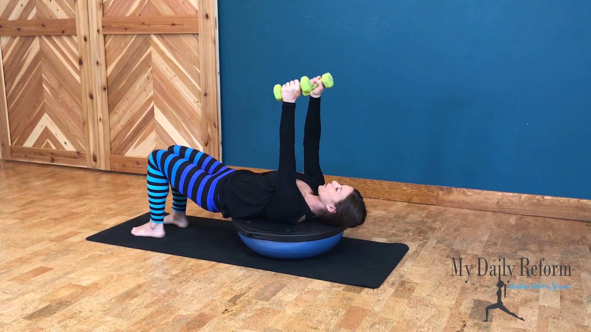 Tone in 10- BOSU with Weights