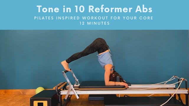 Tone in 10 Reformer Abs