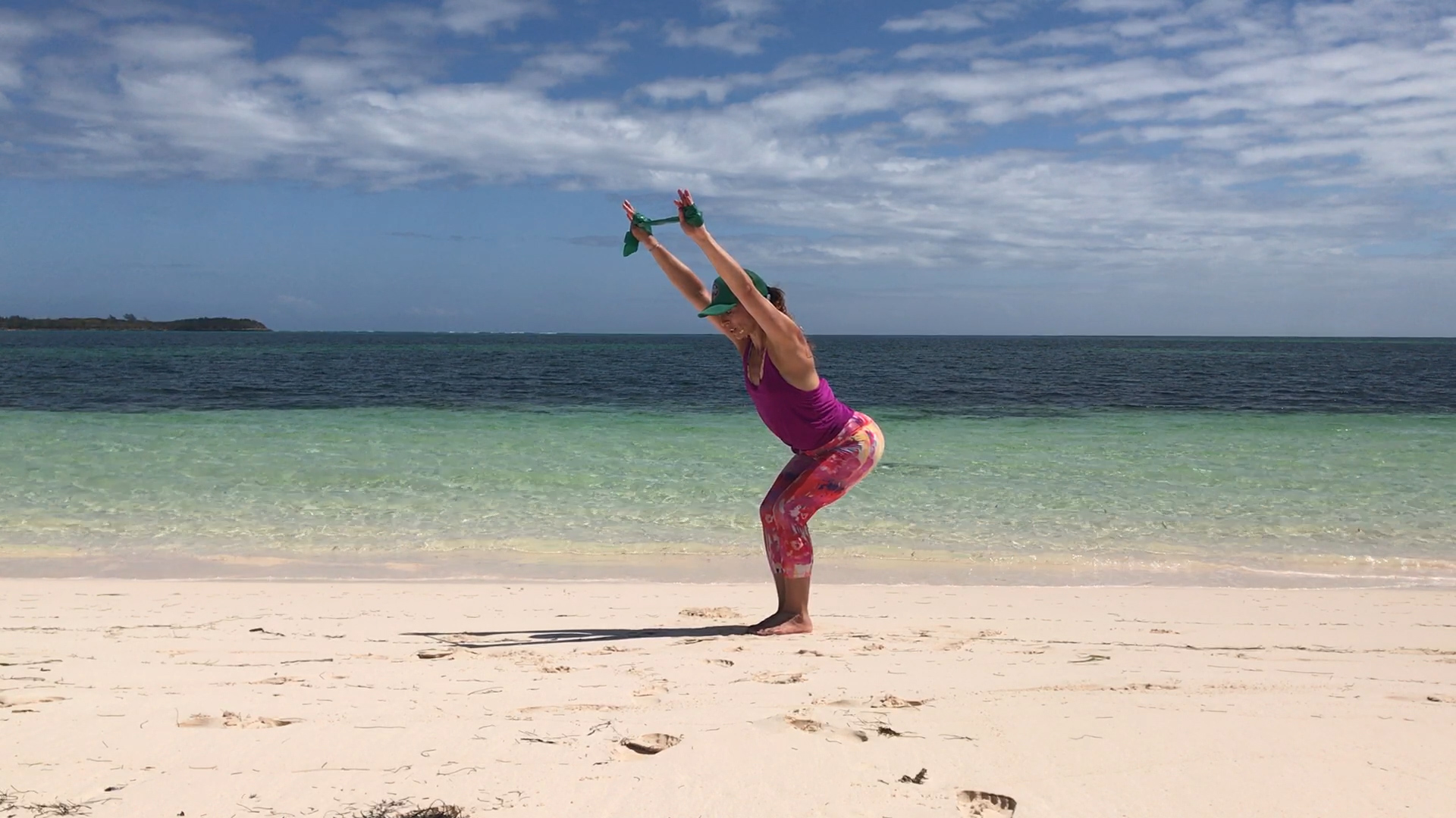 Upper Body Band Workout from the Bahamas