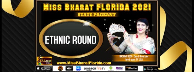 Ethnic Round- Miss Bharat Florida 2021