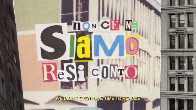 CORTO DORICO - Non ce ne siamo resi conto