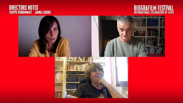 BIOGRAFILM - DIRECTORS NOTES VENDEMMIATI