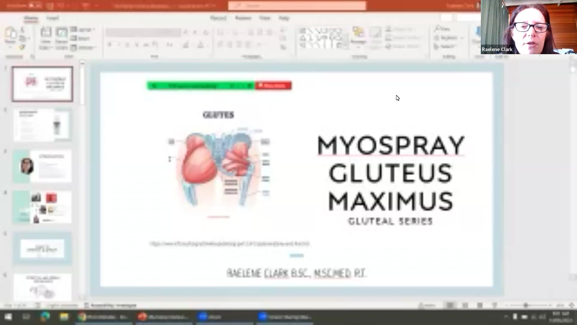Myofascial Master Class Gluteus maximus