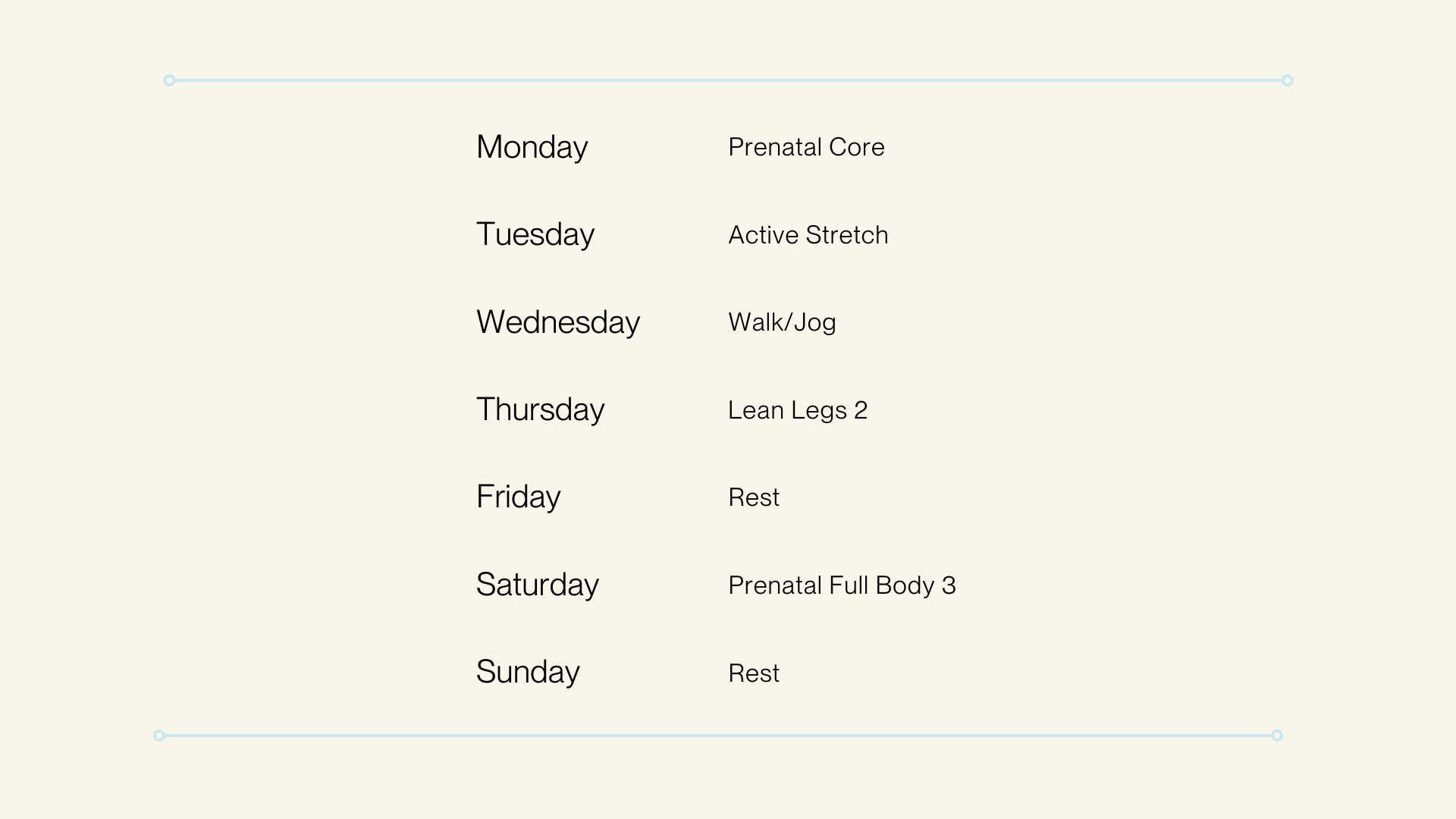 Week 24 Plan