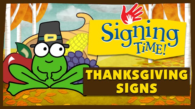 How to Sign Thanksgiving Day Words wi...