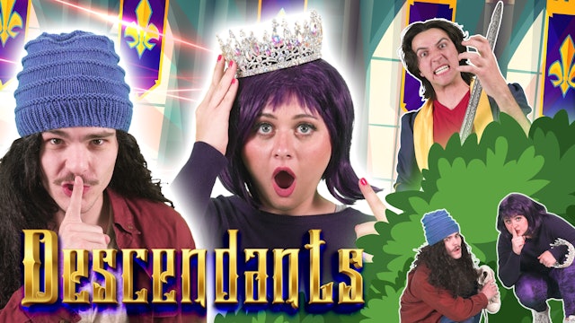 Mal & Jay steal the CROWN! | Descendants Fitness Adventure