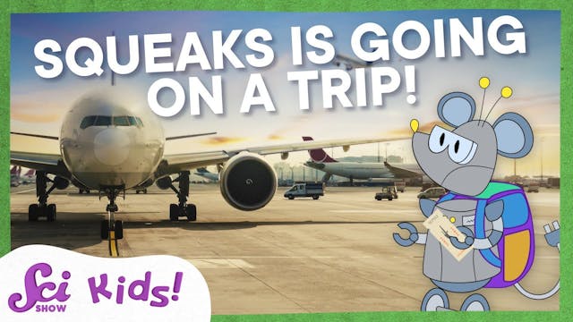 Squeak's First Flight!