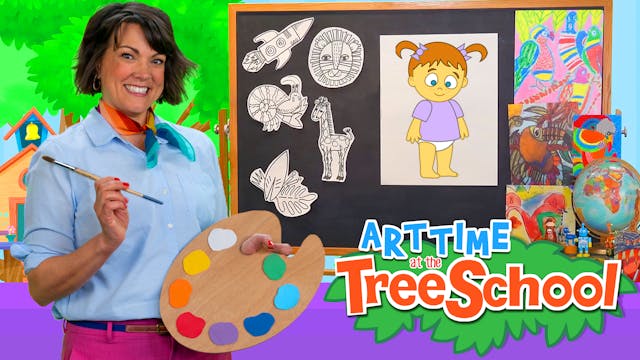 Art Time at the TreeSchool | Baby Leah