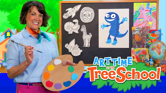 Art Time at the TreeSchool | Issac Newt