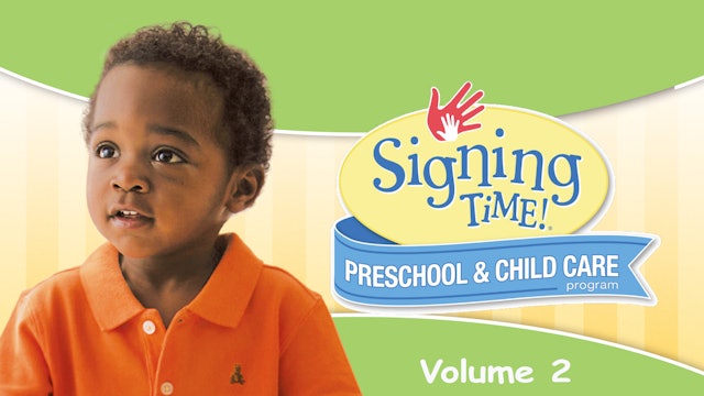 Signing Time Preschool Child Care Teacher Guide Vol. 2 Here I Go