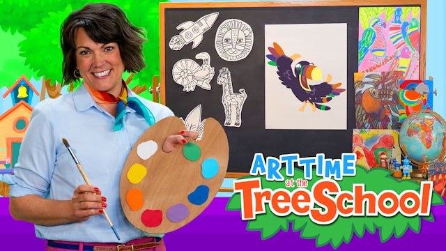 Art Time at the TreeSchool | Tomas