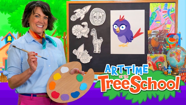 Art Time at the TreeSchool | Abigail Nightingale