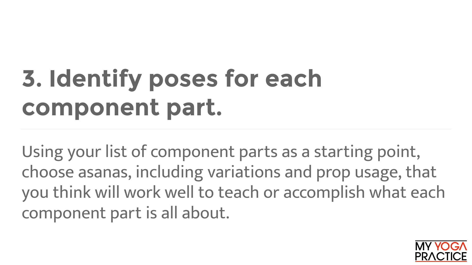 2.5- Step Three: Identify the Poses for the Components