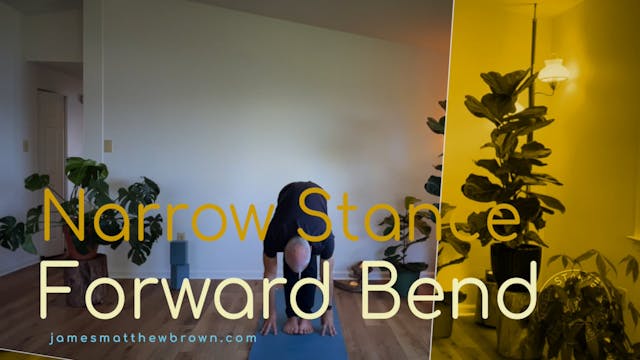 Know Narrow Stance Forward Bend