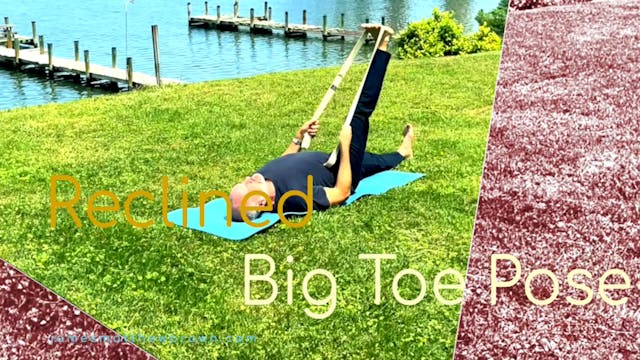 Know Reclined Big Toe Pose