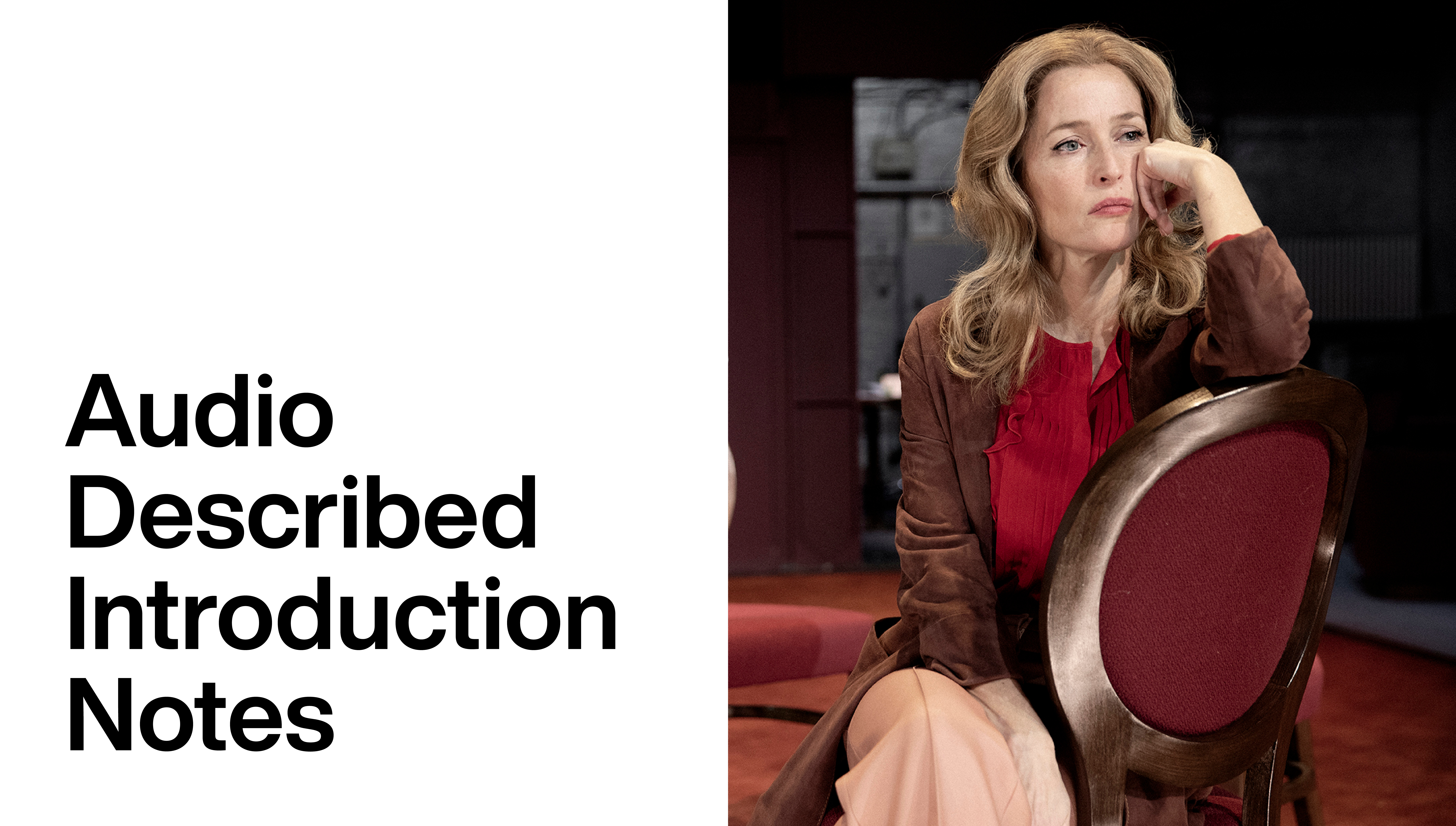 All About Eve: Audio Described Introduction Notes