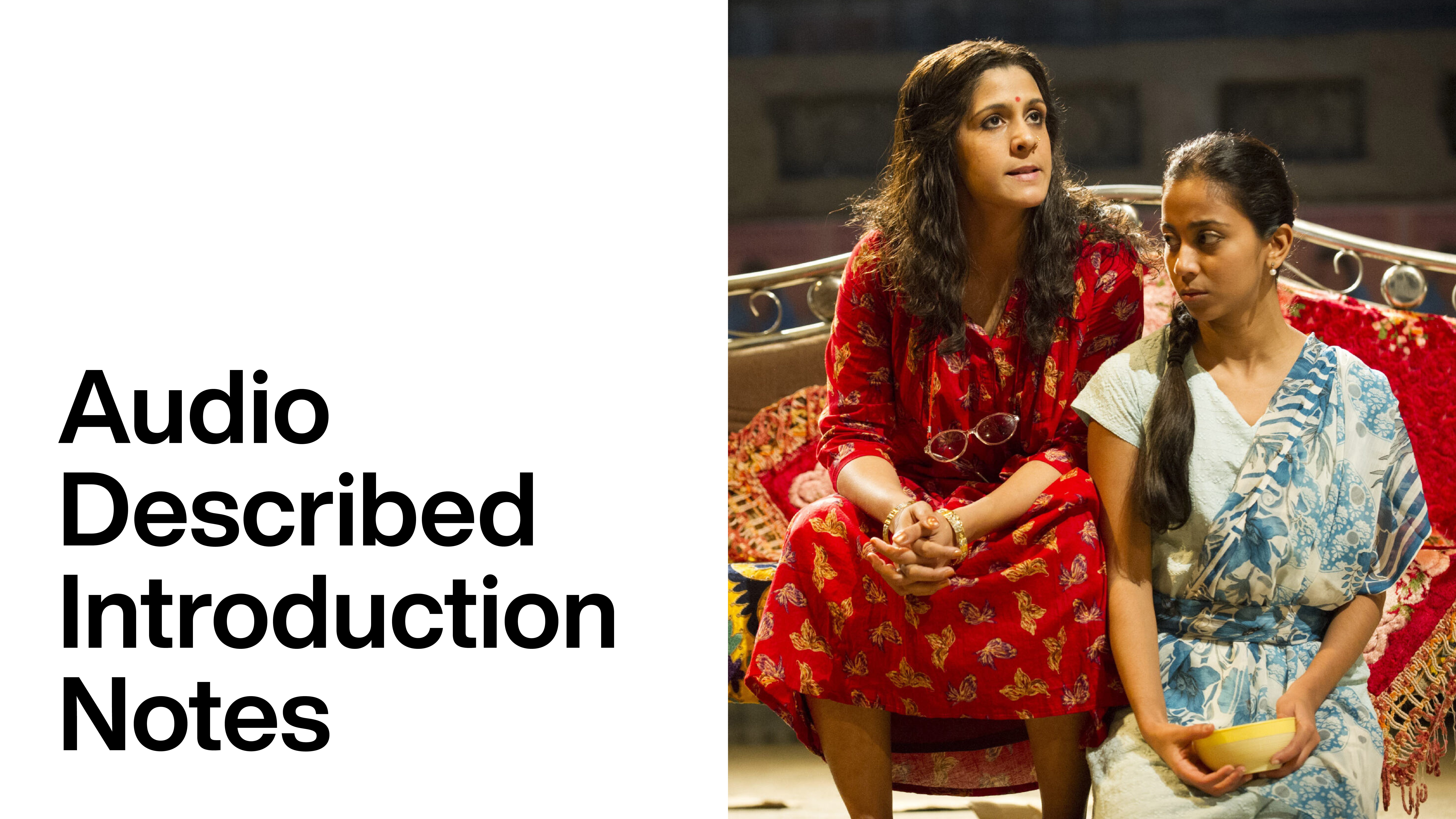 Behind the Beautiful Forevers: Audio Described Introduction Notes