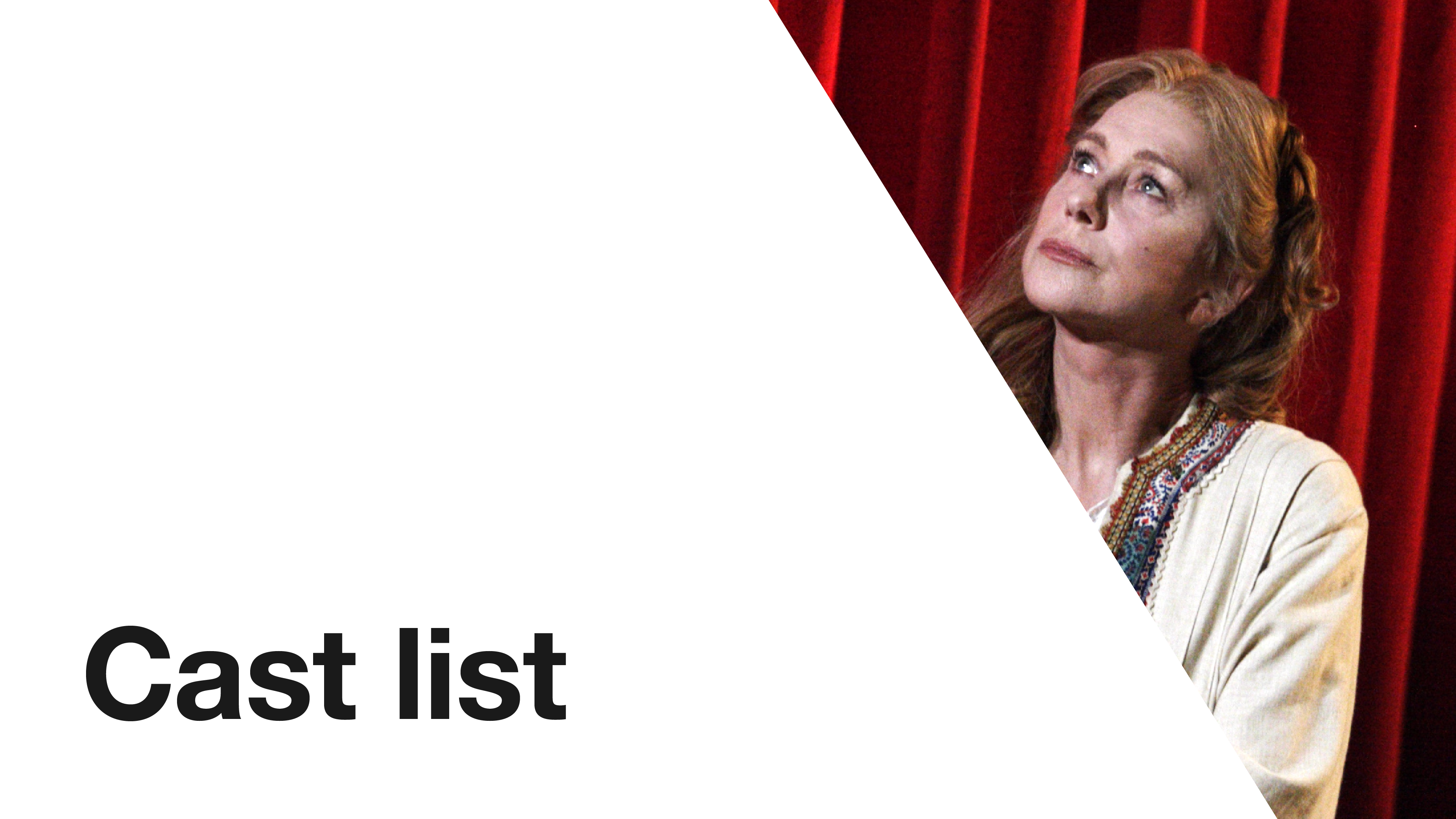 Cast List: 50 Years on Stage