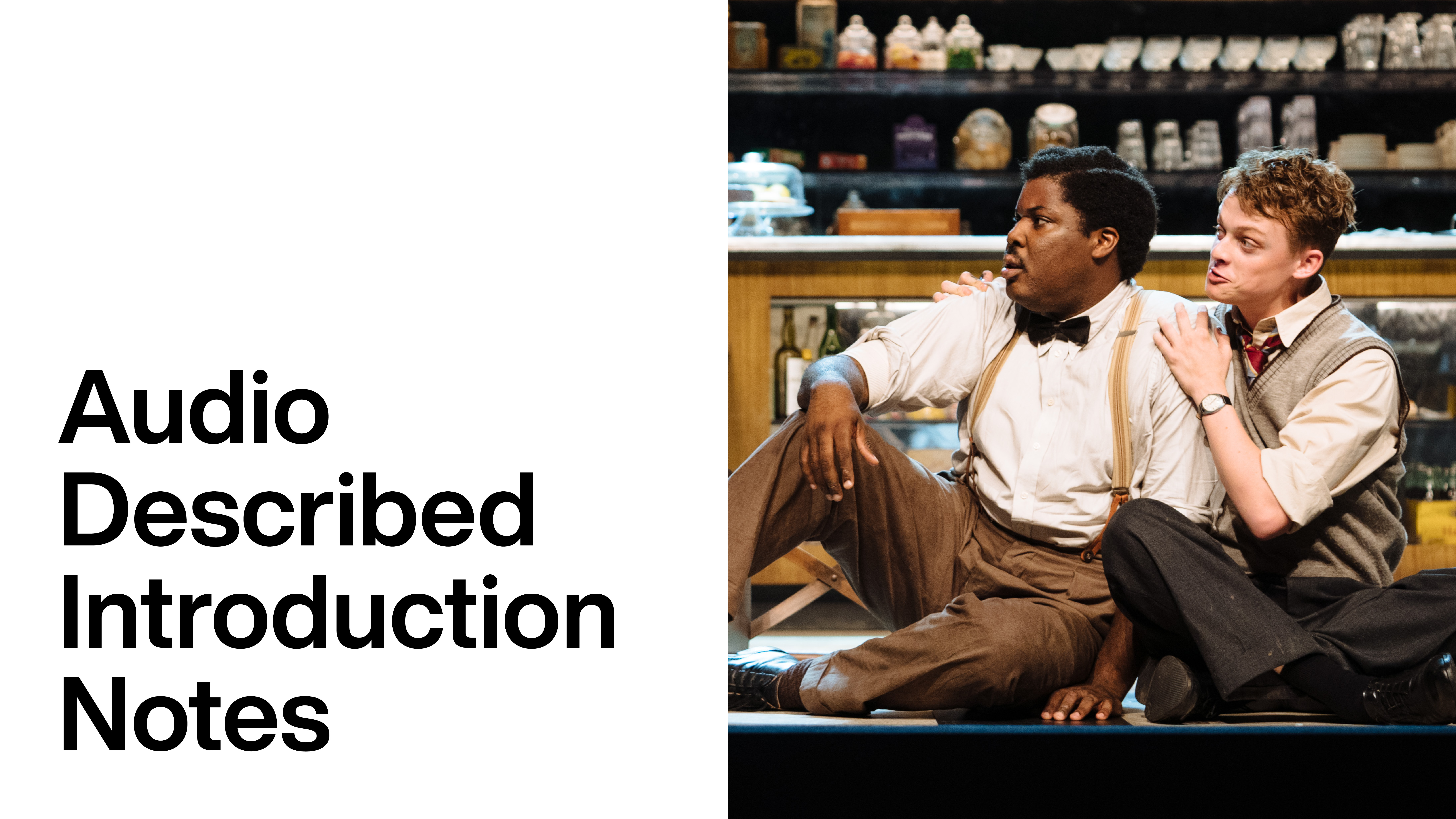 Master Harold and the Boys: Audio Description Introduction Notes