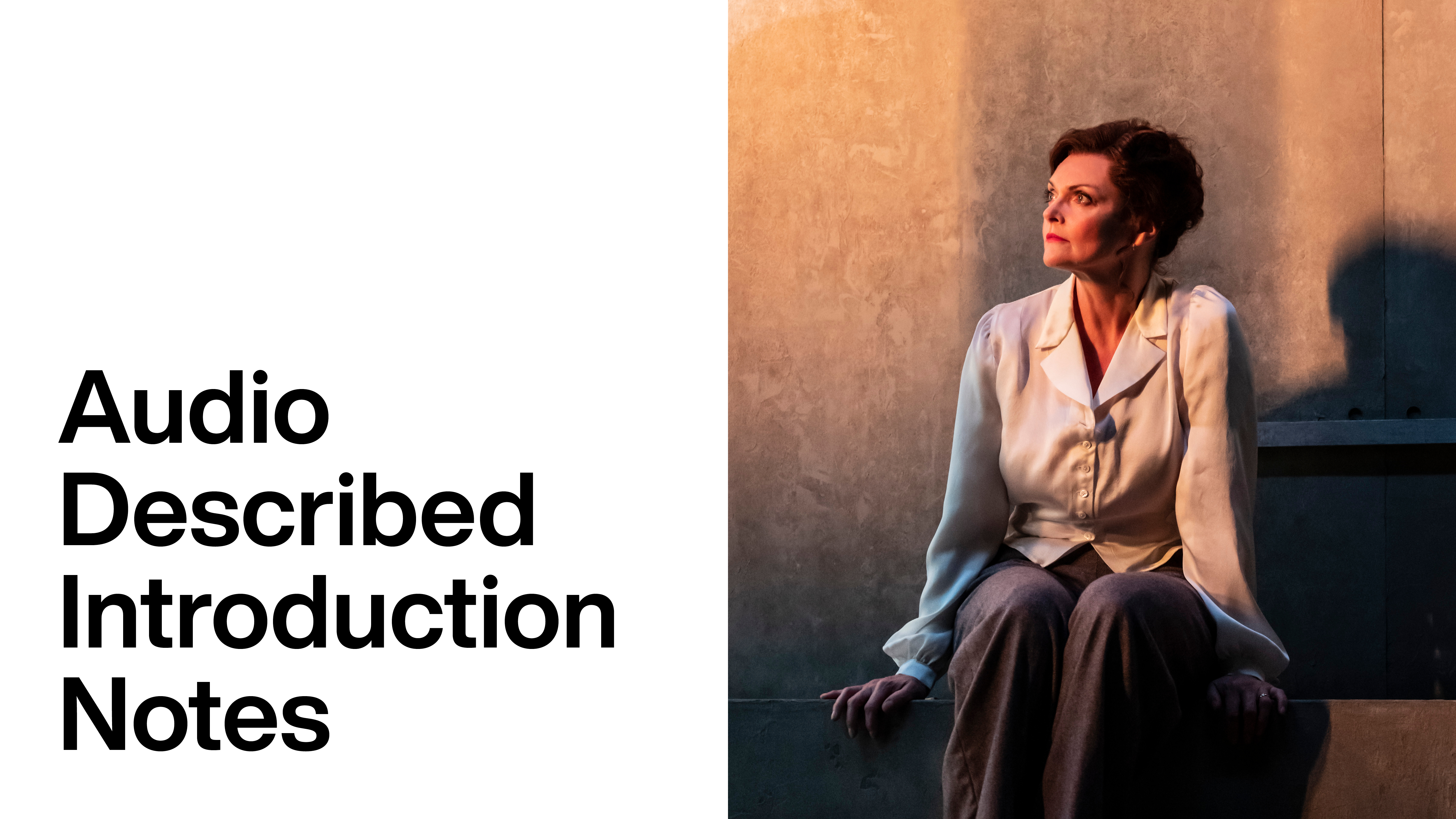 GOOD: Audio Described Introduction Notes