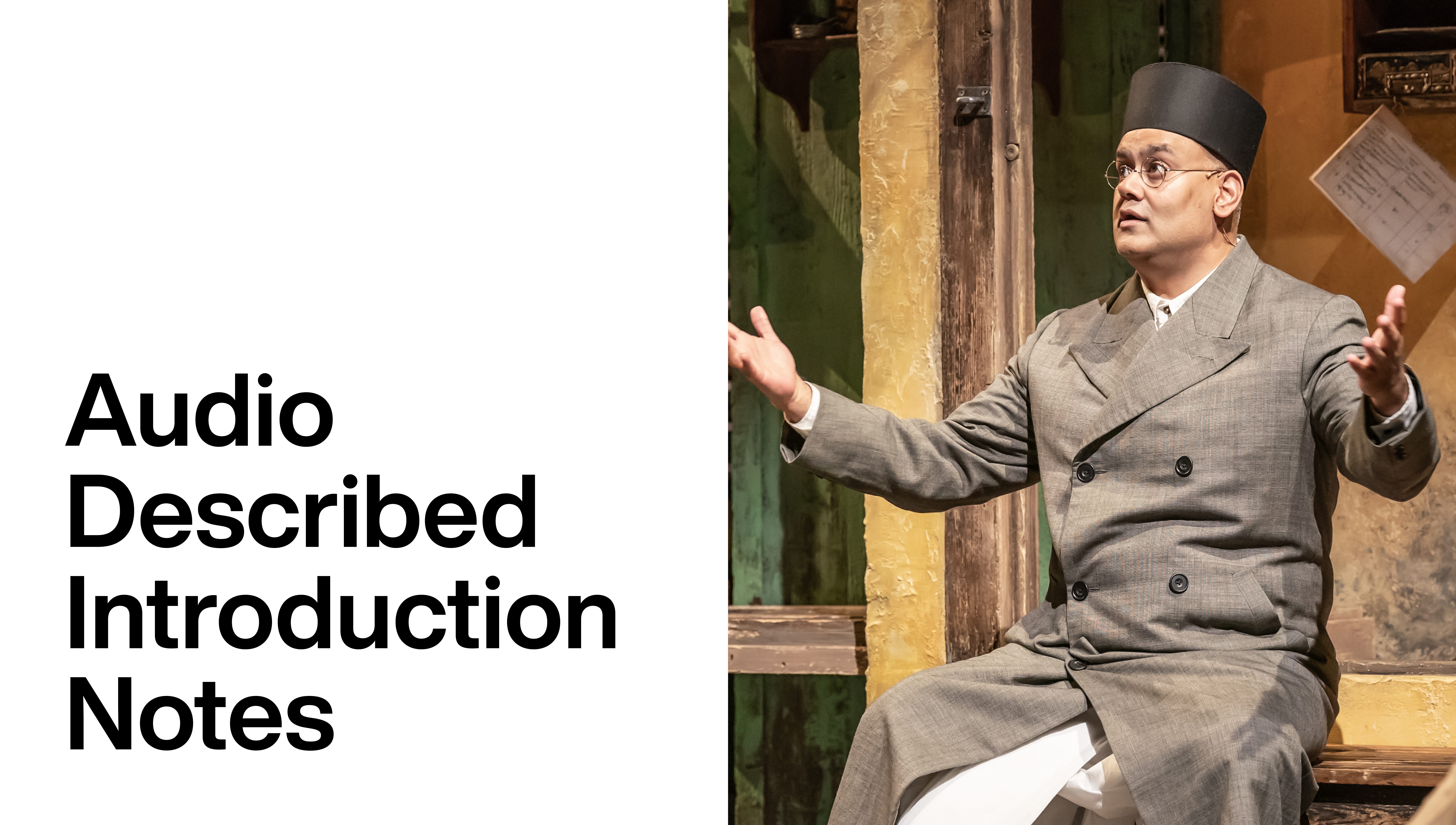 The Father and the Assassin: Audio Described Introduction Notes