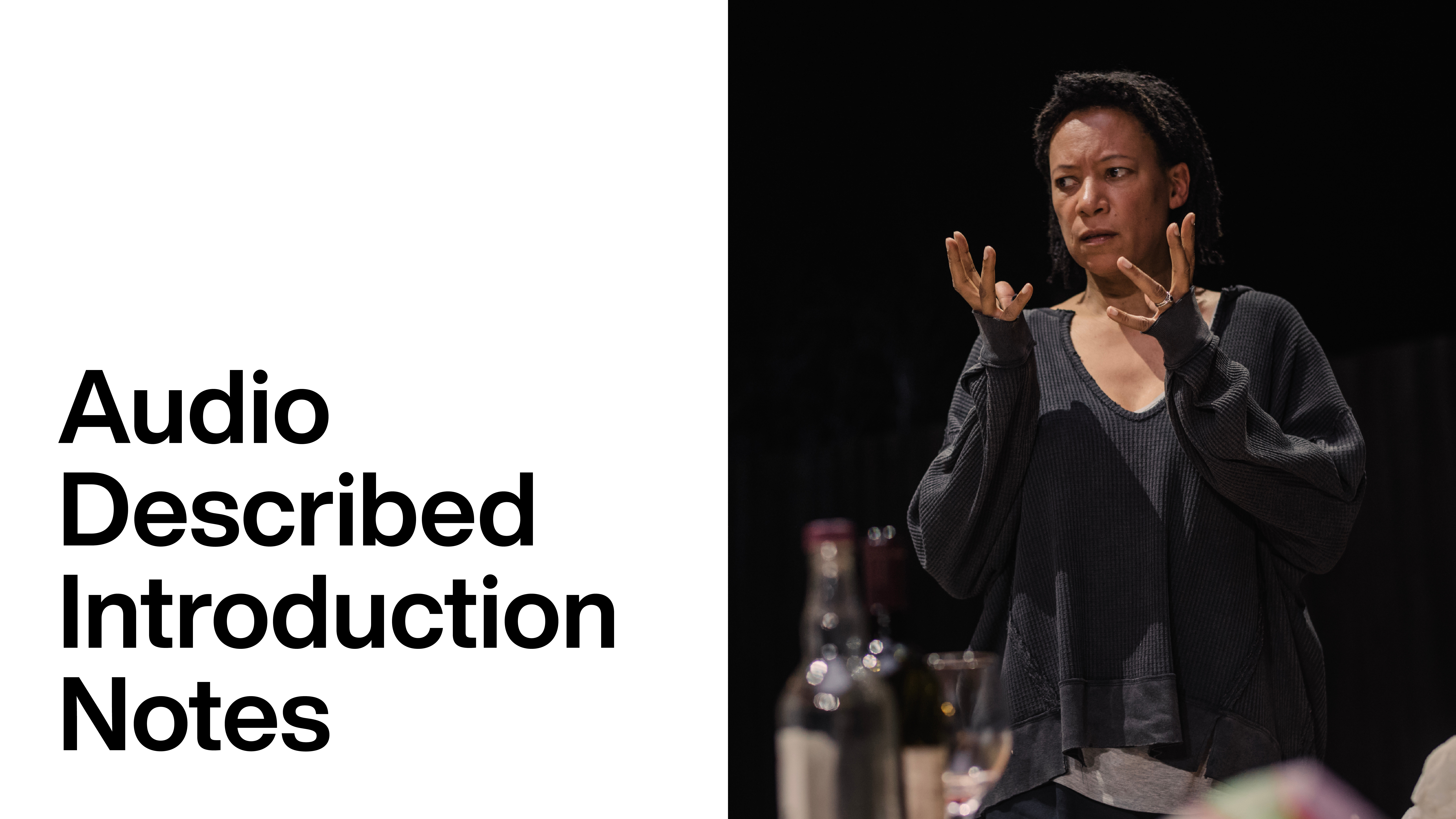 The Other Place: Audio Described Introduction Notes