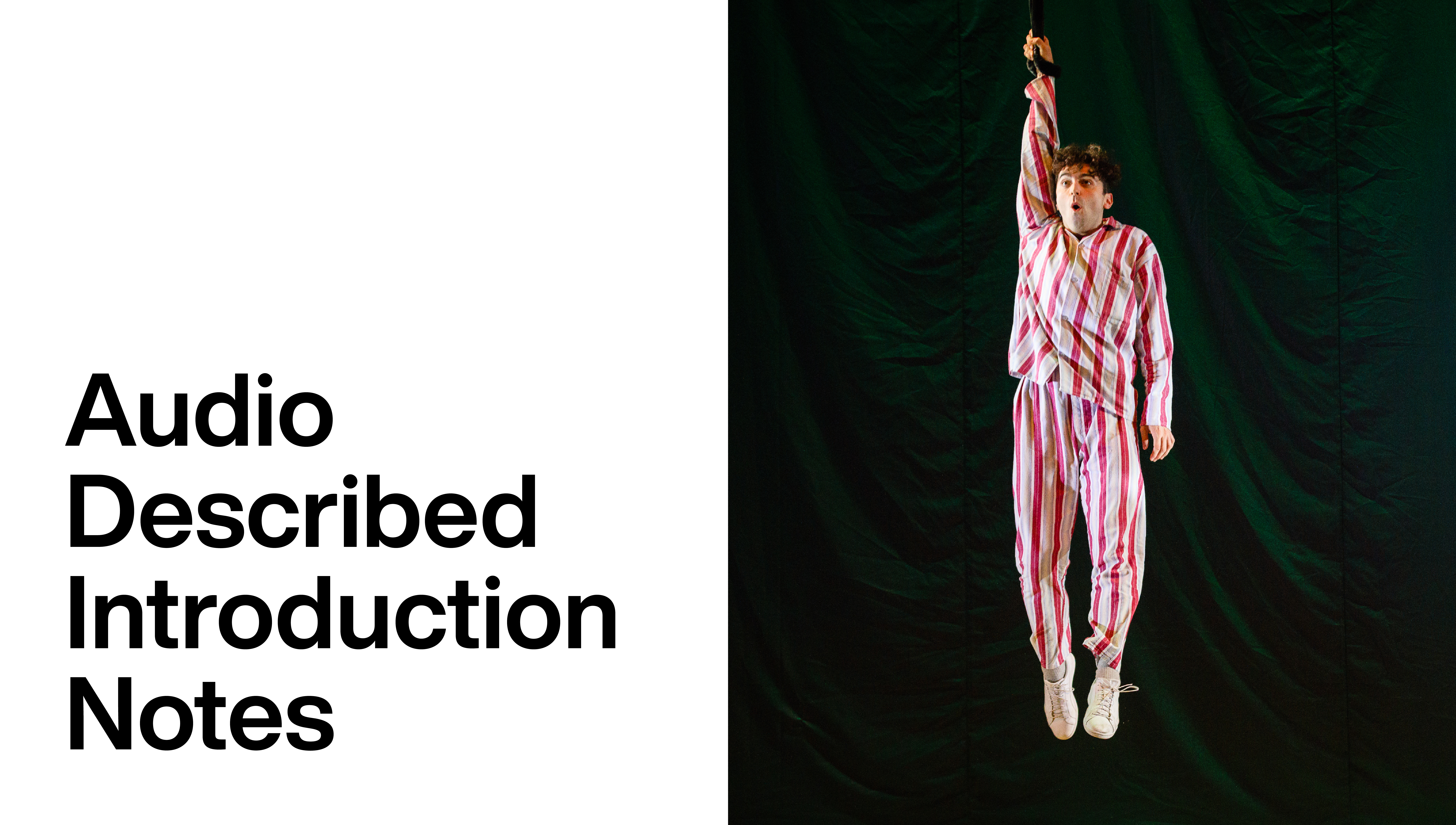 Peter Pan: Audio Description Introduction Notes