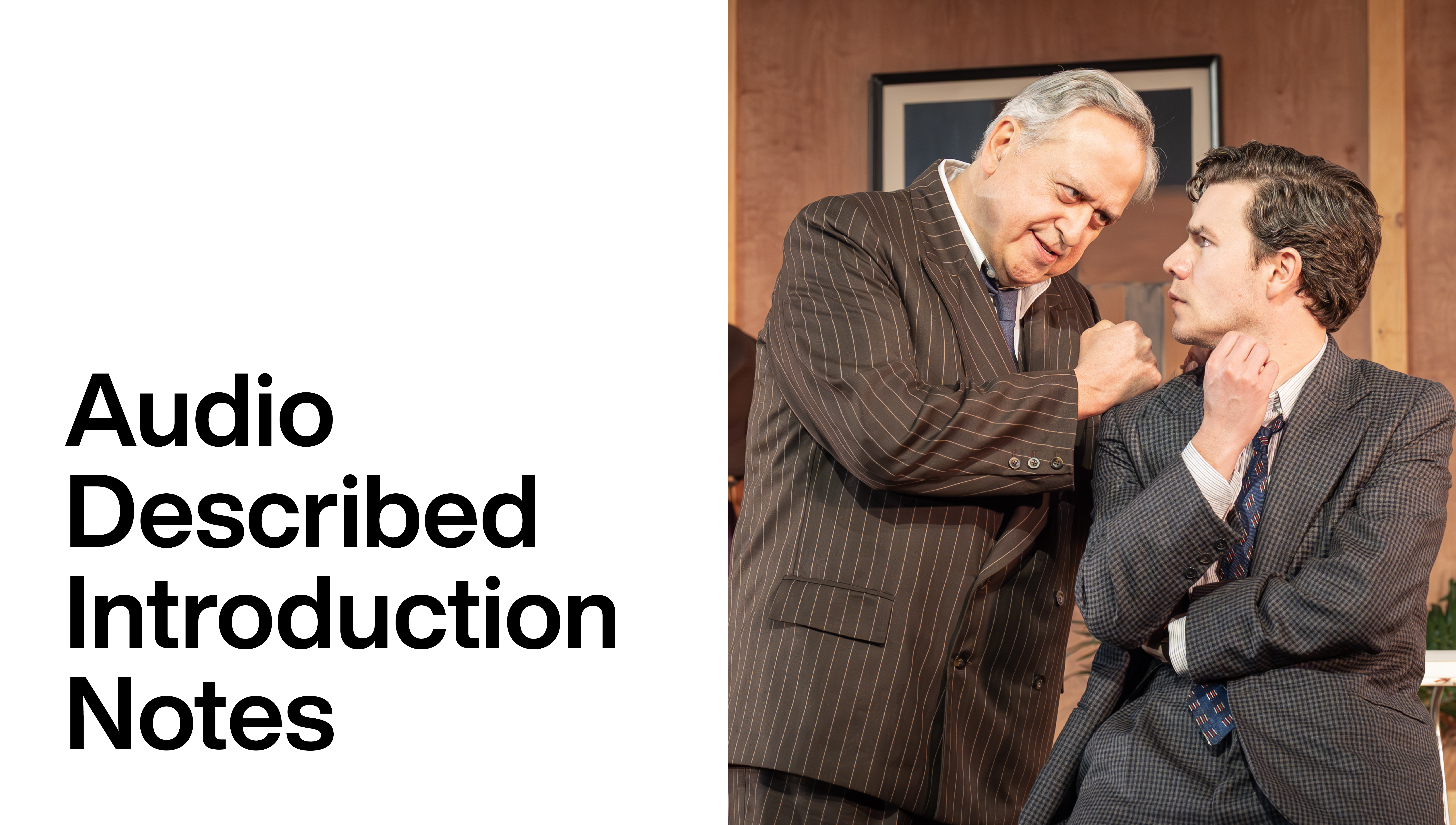 Retrograde: Audio Described Introduction Notes