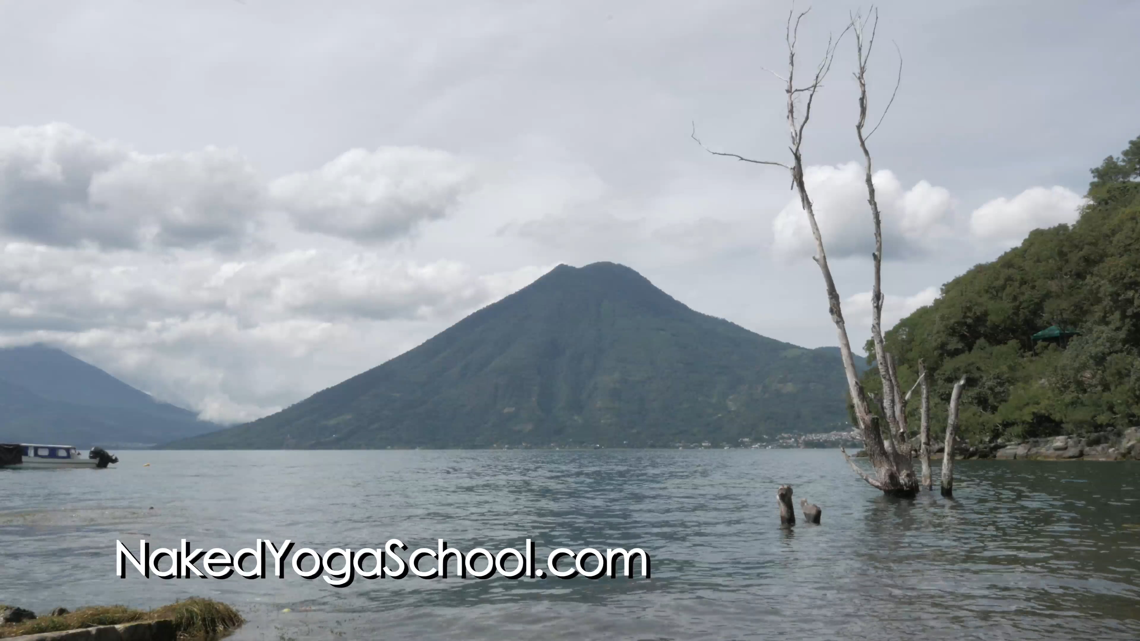 3-hours, Nature Sound Meditation (lake, water, wave, birds chirping, forest, volcano, mountain) NAKED YOGA SCHOOL®