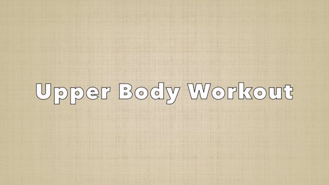 Day 24 Upper Body