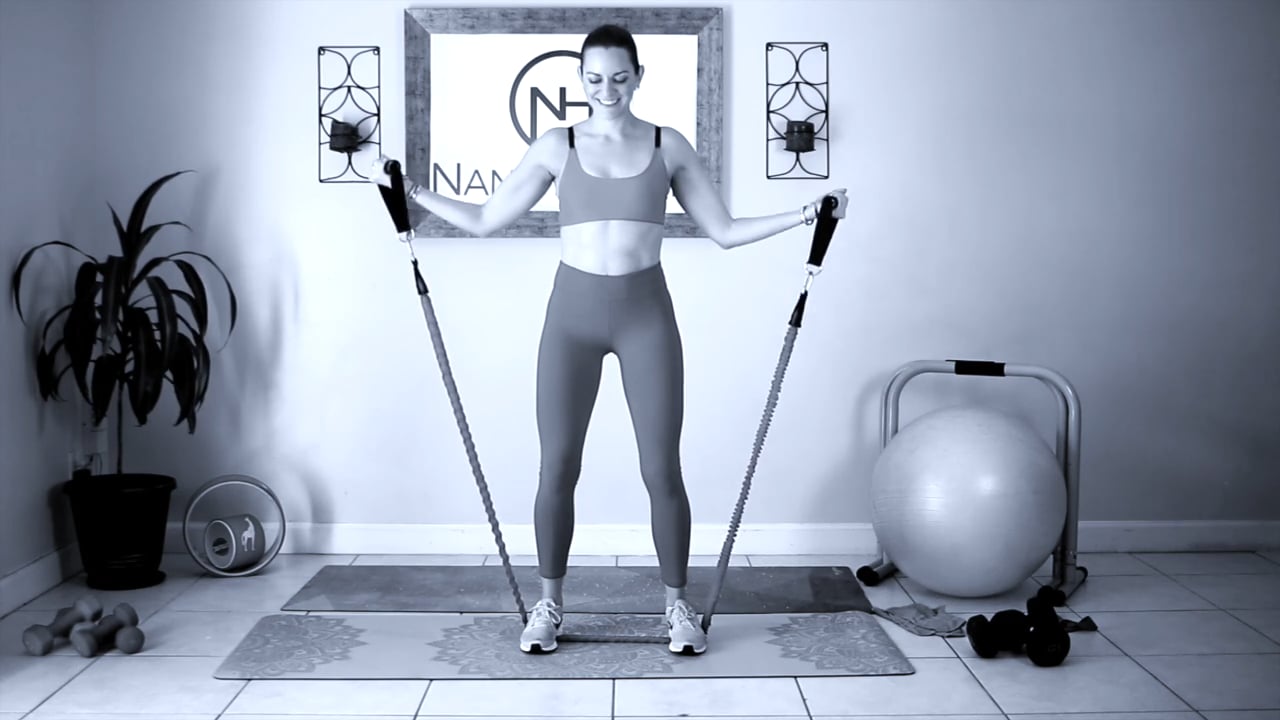 Fit Holiday Challenge Day 9,23 BANDS biceps/back