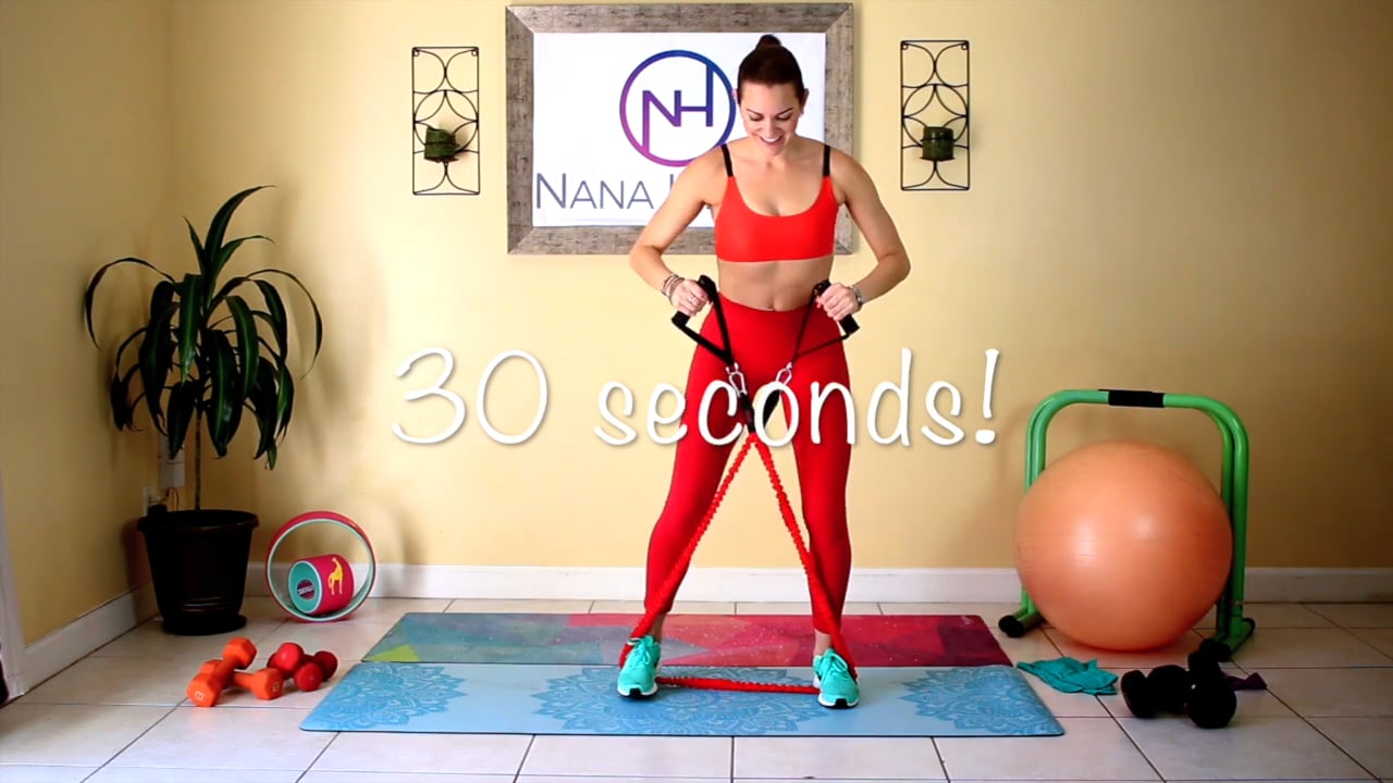 Fit Holiday Challenge Day 8,22 BANDS Lower Body/Shoulders