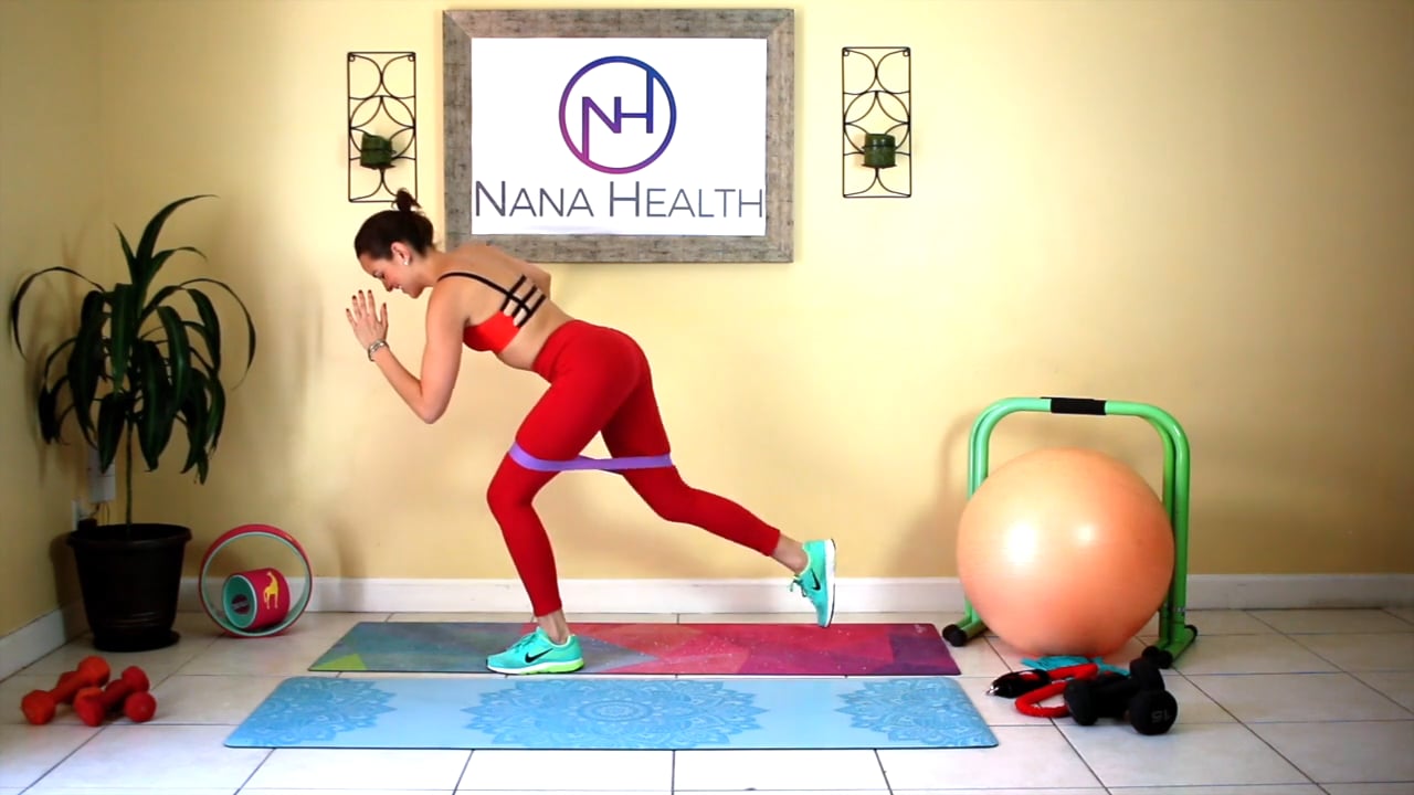 Fit Holiday Challenge Day10,24  LOOP BAND Tabata Lower Body