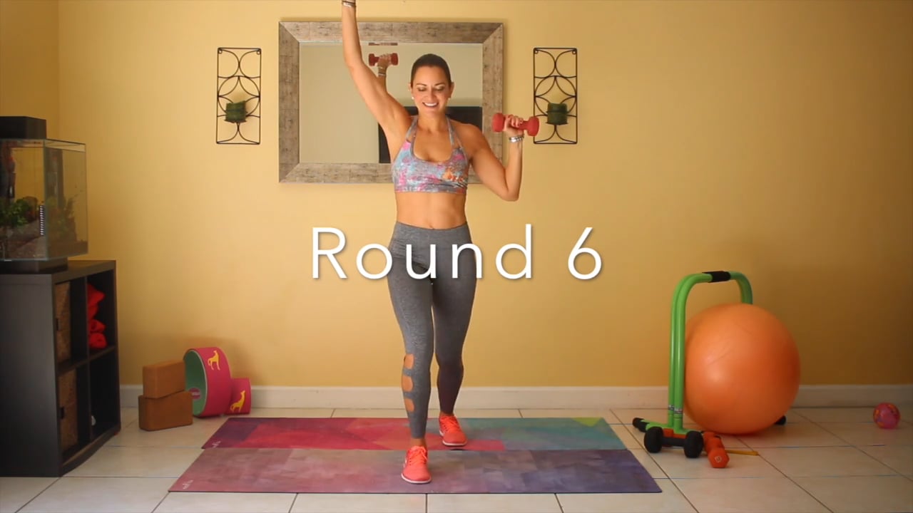 8. Shoulder/Tricep/Bicep Burn With Cardio Finisher