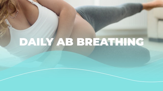 Daily Pregnancy Abdominal Breathing Routine