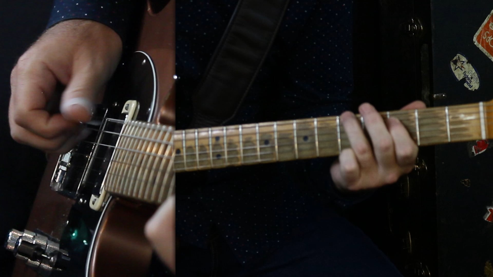 James Lick #13 Fast Double Stop Lick in D (movable for any key) 