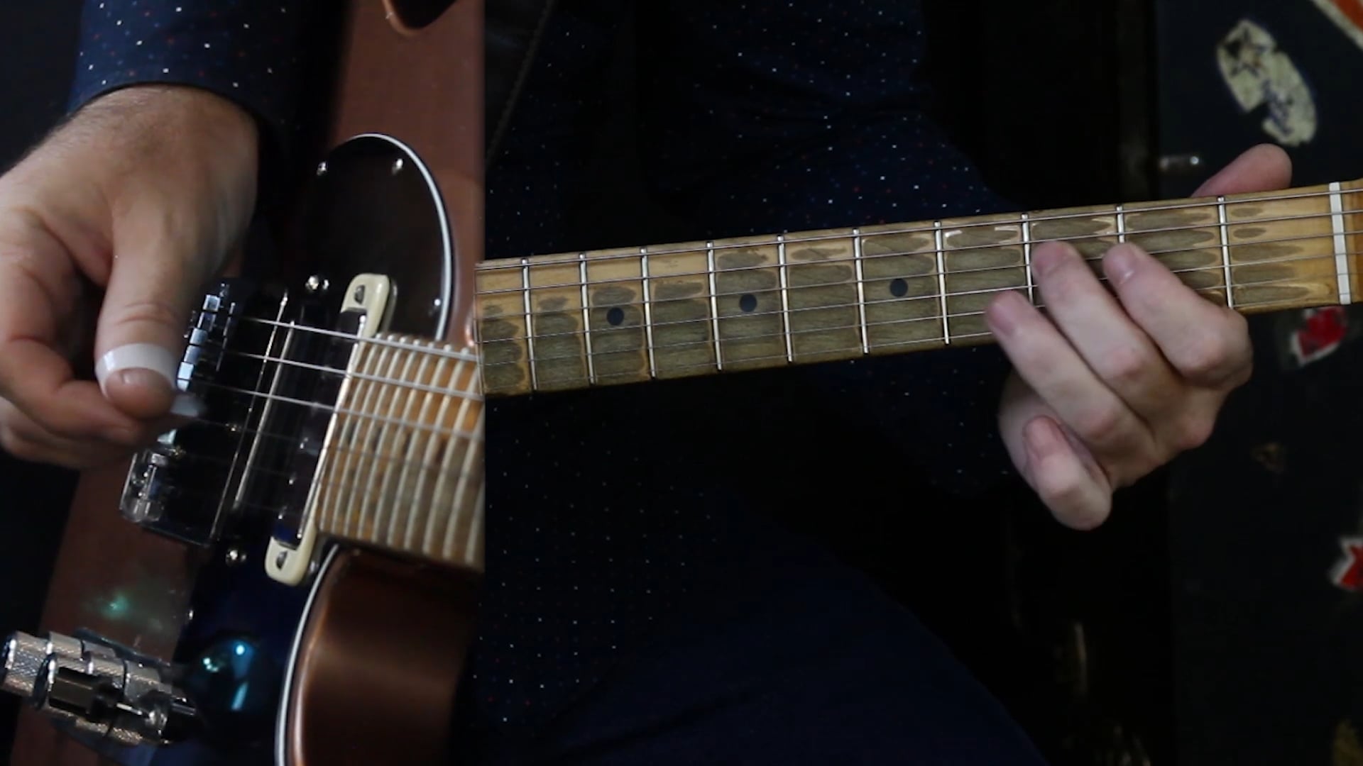 James Mitchell Lick #6 Open String Chromatic Lick in A 