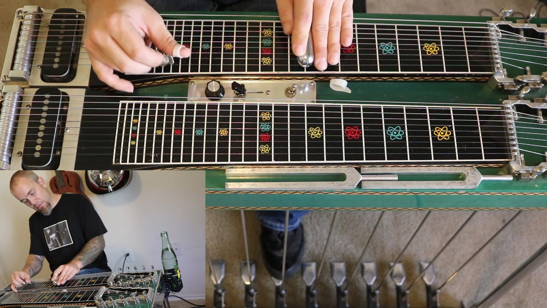 Nathan Flemming  C6  major triads (pedal and string grouping study )