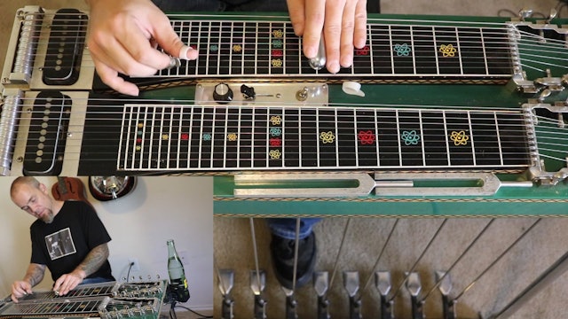 Nathan Flemming  C6  major triads (pedal and string grouping study )