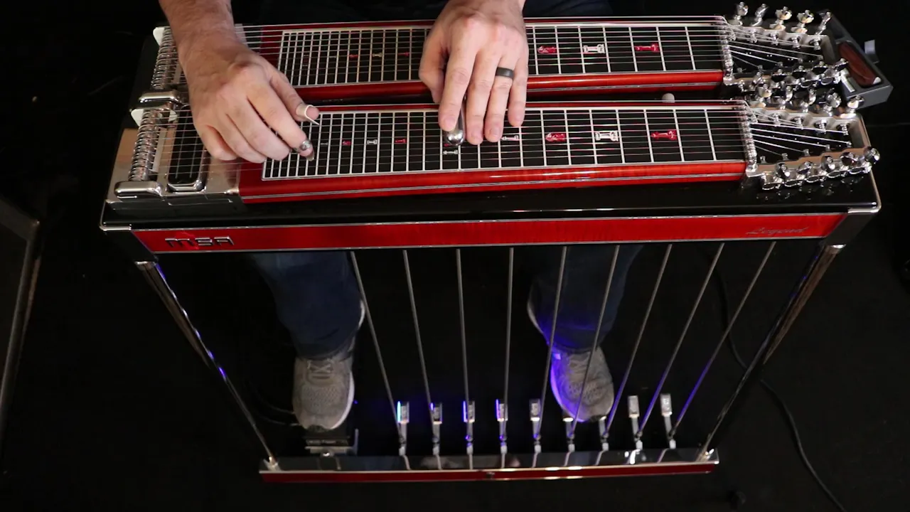 Travis Toy C6 style voicings on E9 Lick 1 - Music City Licks