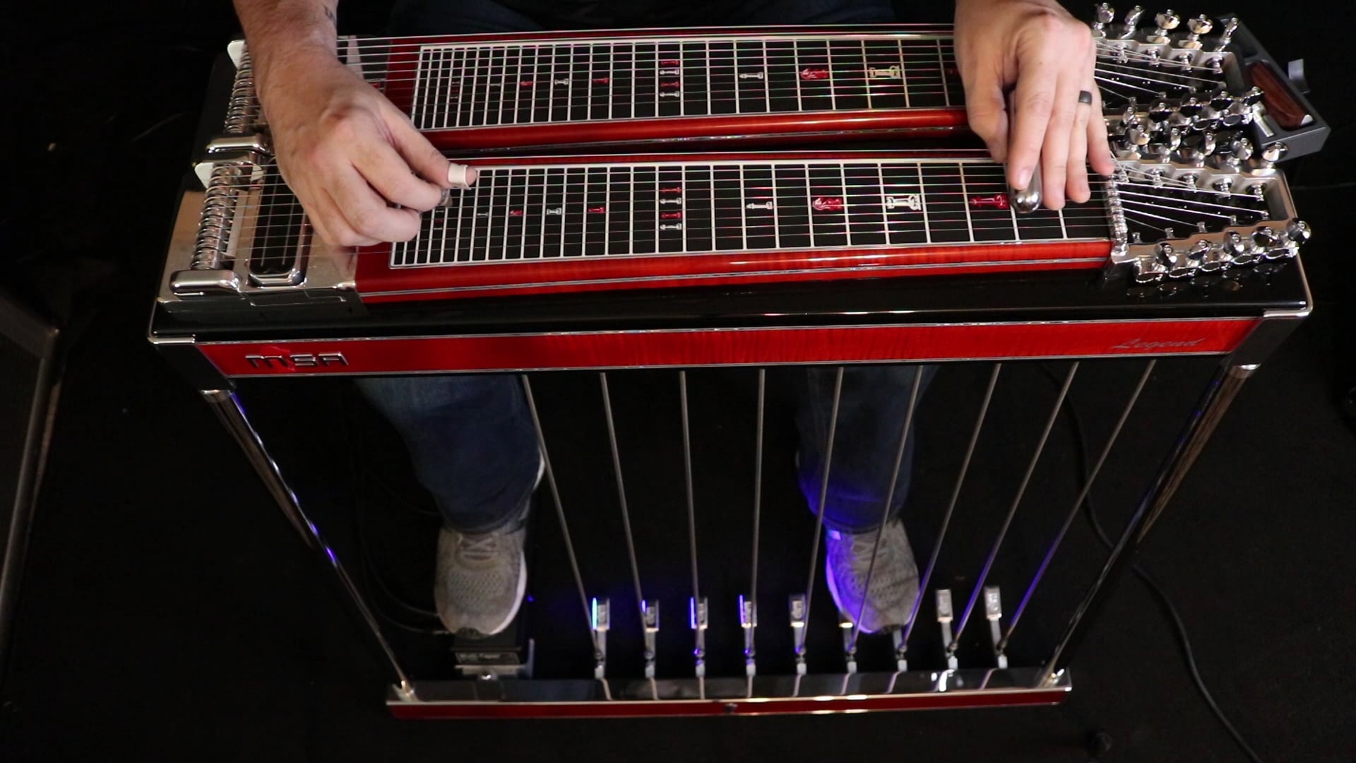 Travis Toy C6 Style Voicings on E9 Lick 4  