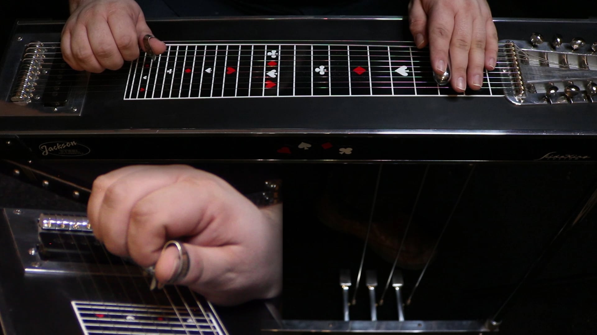 Mike Bourque Beginner Lesson 9 Intro to the B and C pedals G-Em-C-D-G progression