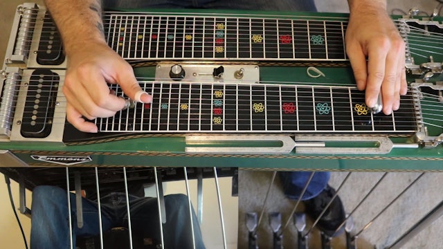 Nathan Flemming E9 adding open strings Overbey type lick