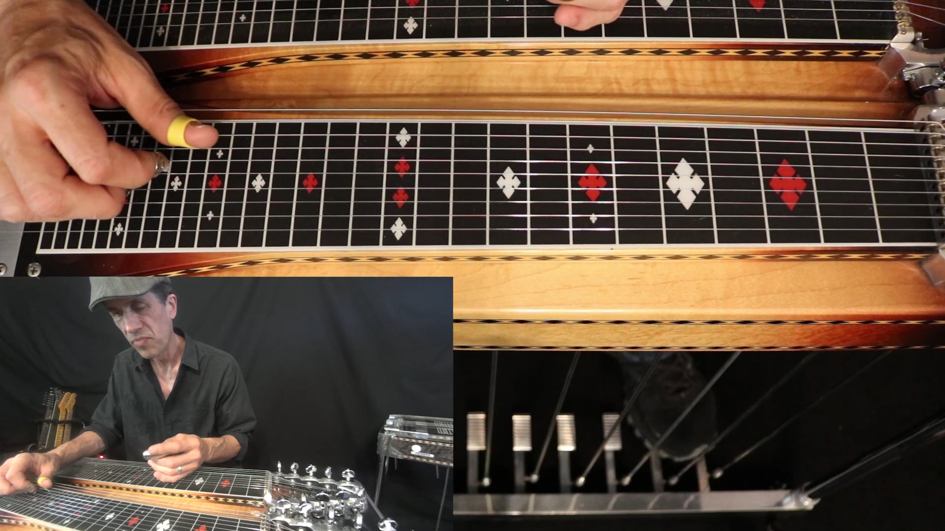 Wayne Dahl  E9   F to Bb lick (C6 ish)