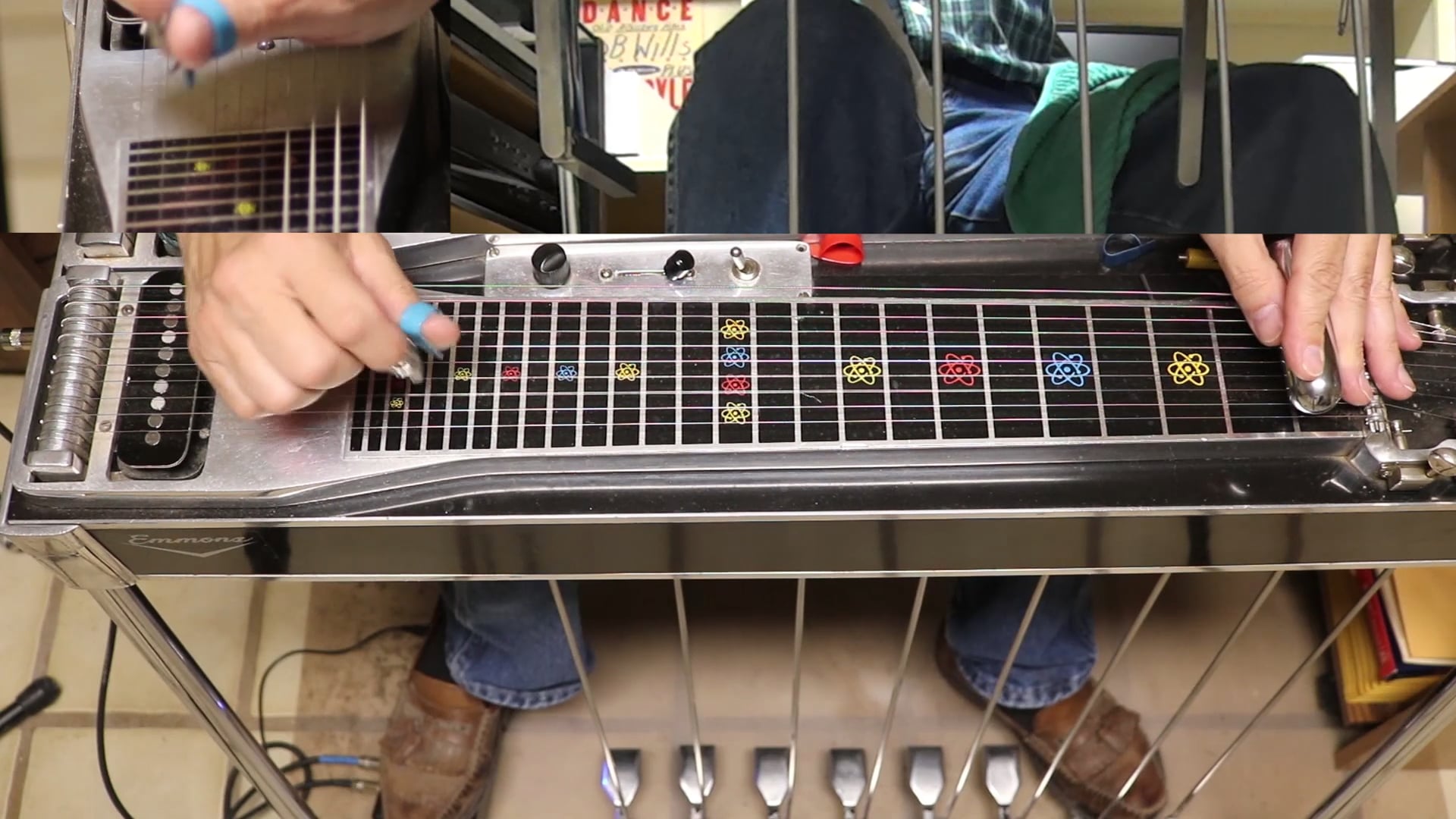 Jim Loessberg  E9  Counterpoint lick  1 