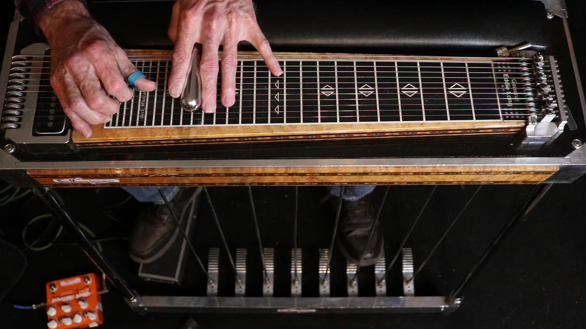 Cowboy Eddie Long  Flat 7ths on the E9 Tuning