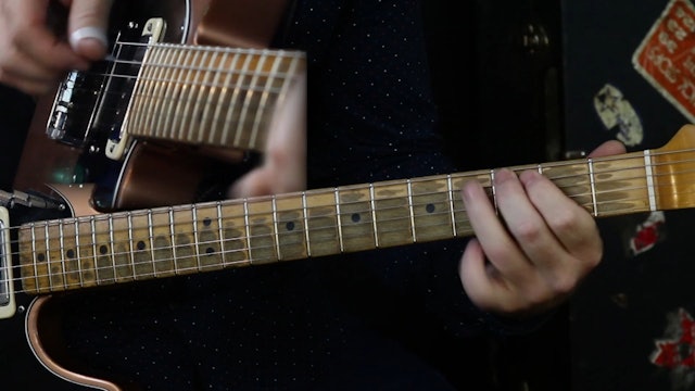 James Mitchell Lick #5 Open String Chromatic Lick in D