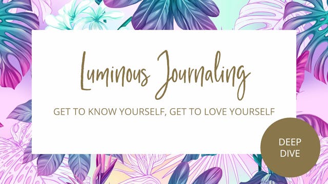 Day 38 - Get To Know Yourself, Get To...