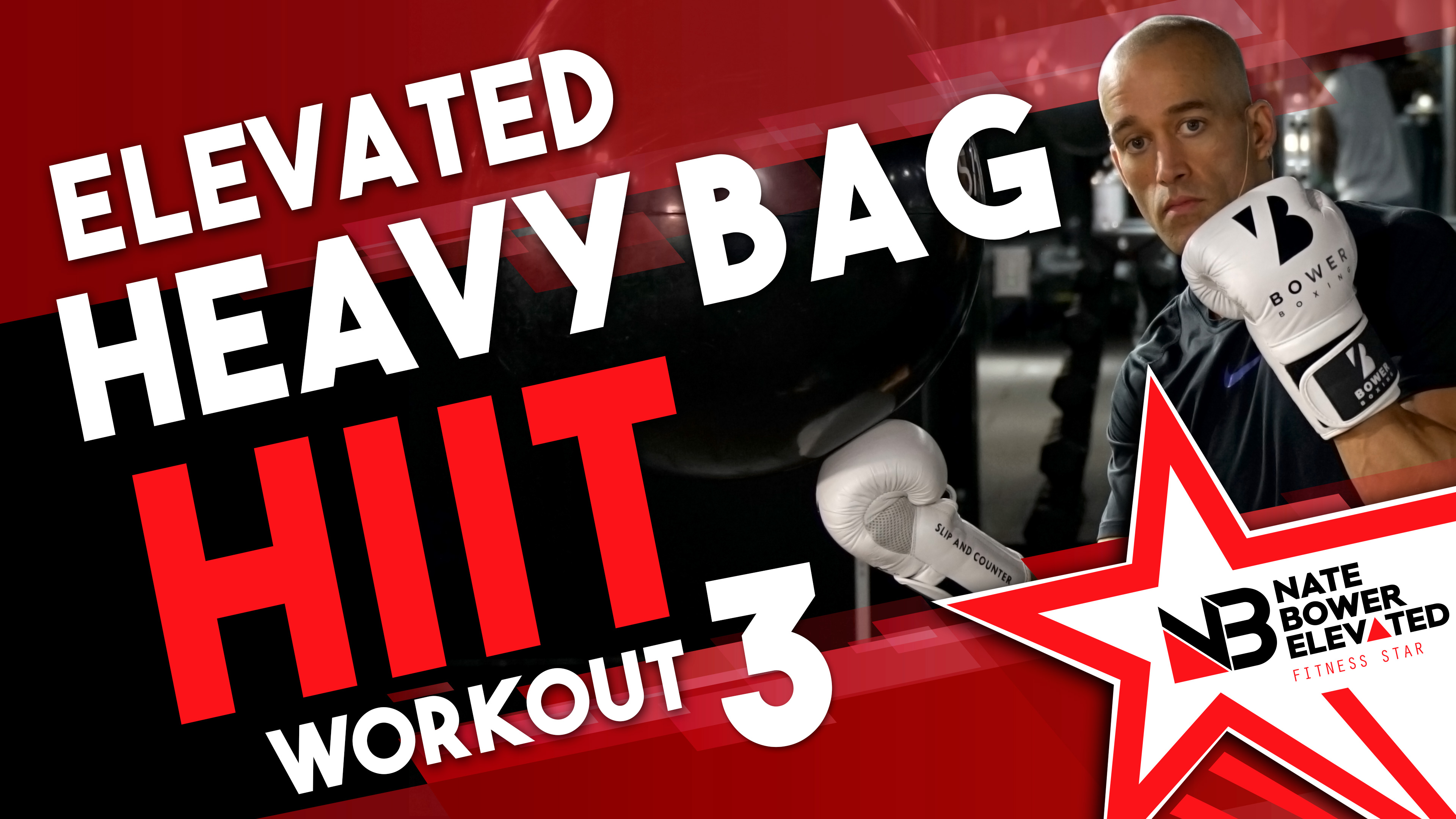 Elevated Heavy Bag HIIT Workout 3 